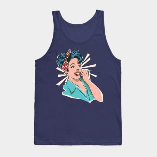 POP ART GIRL Tank Top